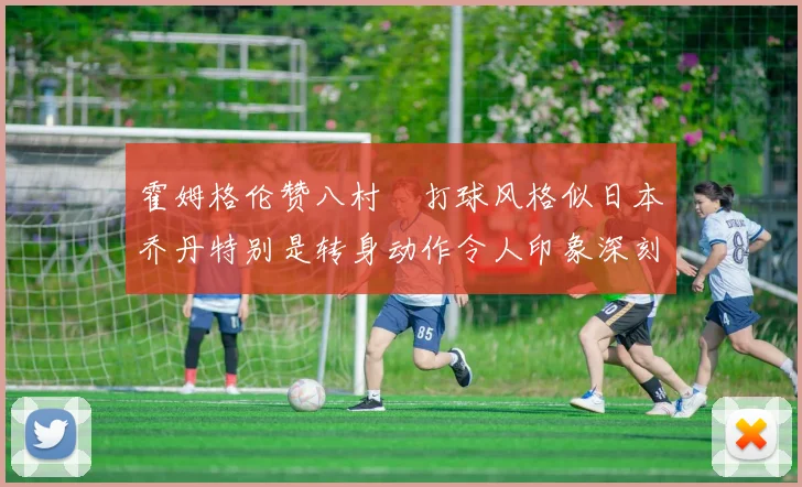 霍姆格伦赞八村塁打球风格似日本乔丹特别是转身动作令人印象深刻